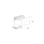 EMBUTIDO-LED-SLED-6060R-1W-B-MORNO-STUDIO-F---2